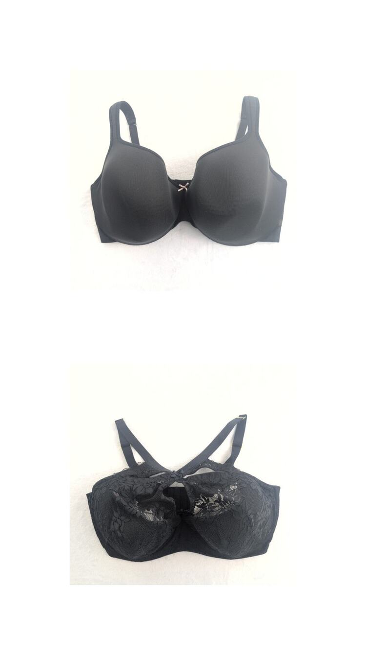 Cacique (2) Lace Underwire Balconette / French Balconette Bras Size 40H